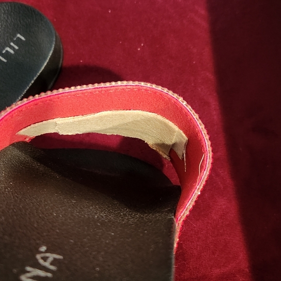 Red Rhinestone Slides - Picture 7 of 8